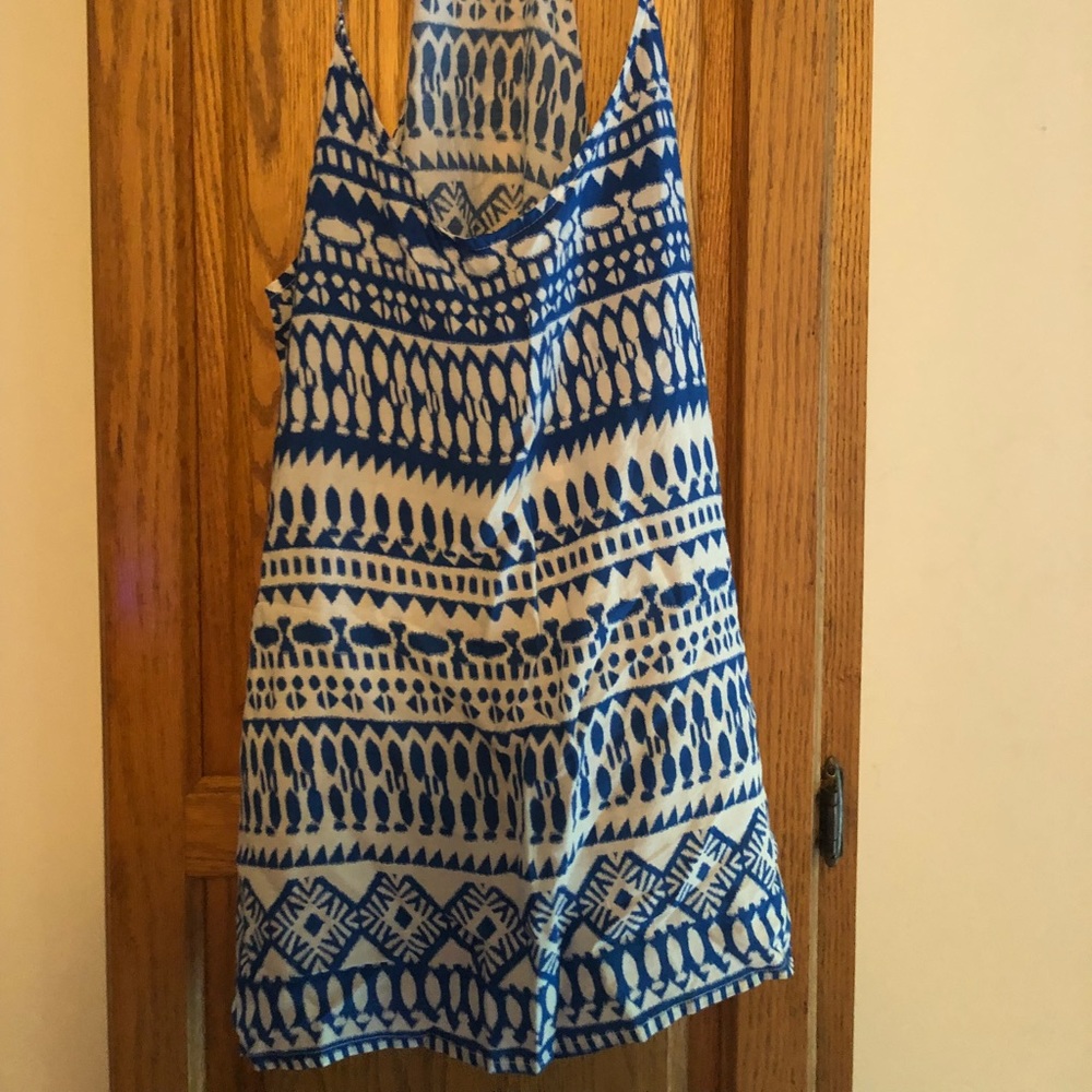 Blue Aztec tank